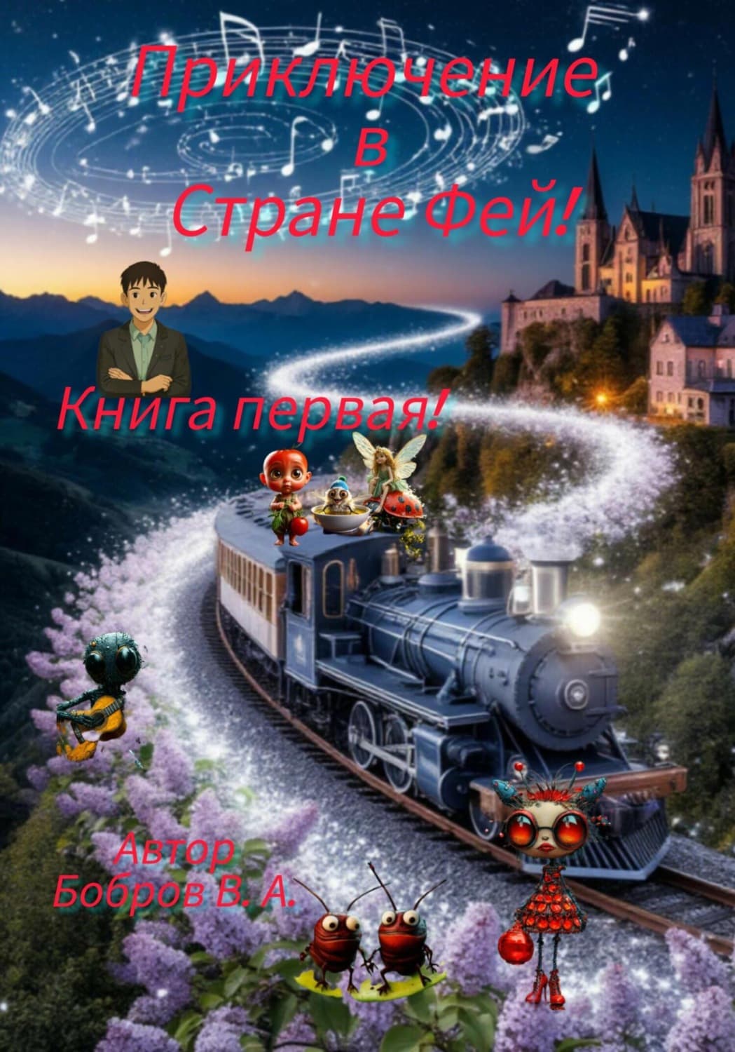 Обложка книги «Приключение в Стране фей! Часть первая» — В. В. Бобров