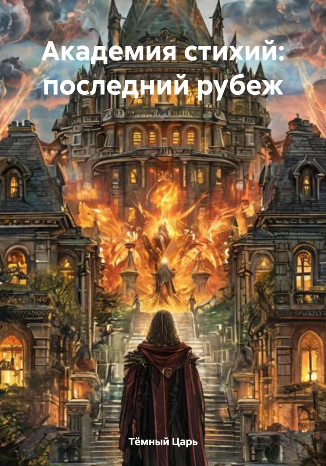 Обложка книги «Академия стихий: последний рубеж» — Тёмный Царь