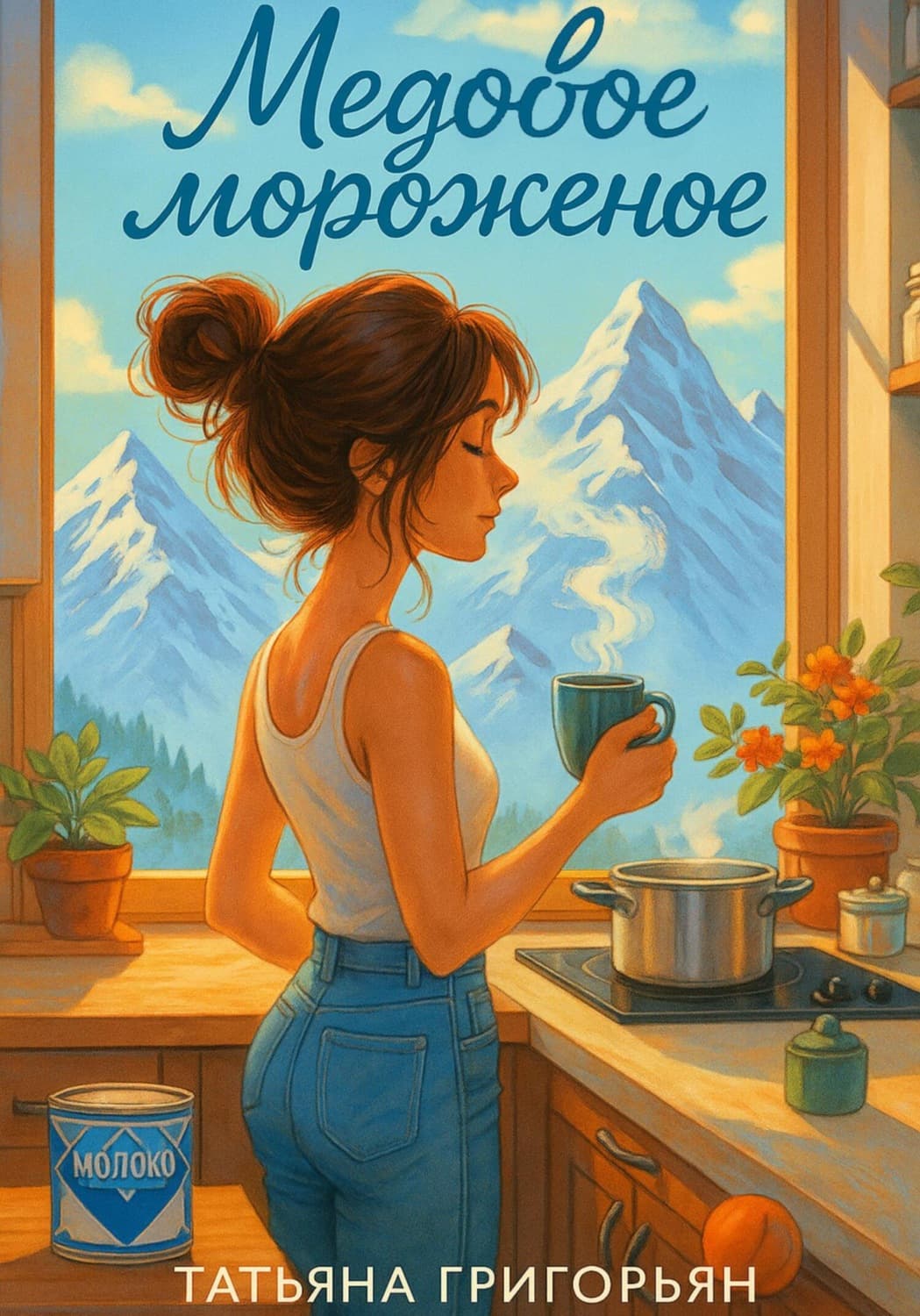 Обложка книги «Медовое мороженое» — Татьяна Григорян