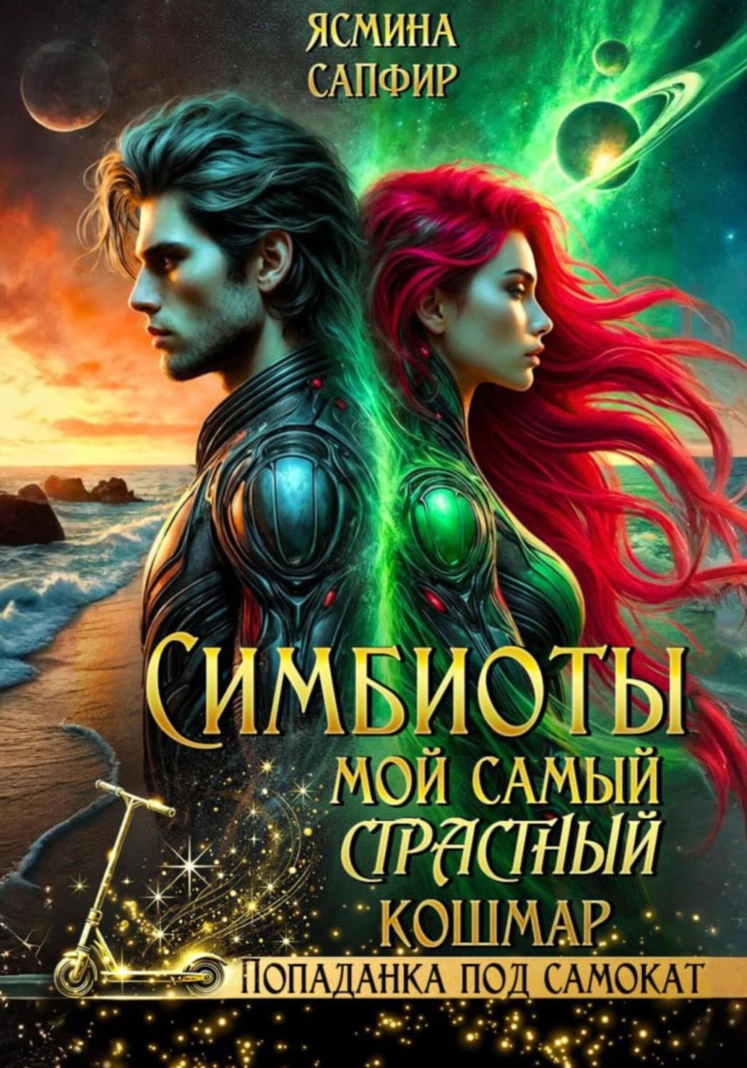 Обложка книги «Симбиоты. Мой самый страстный кошмар» — Сапфир Ясмина