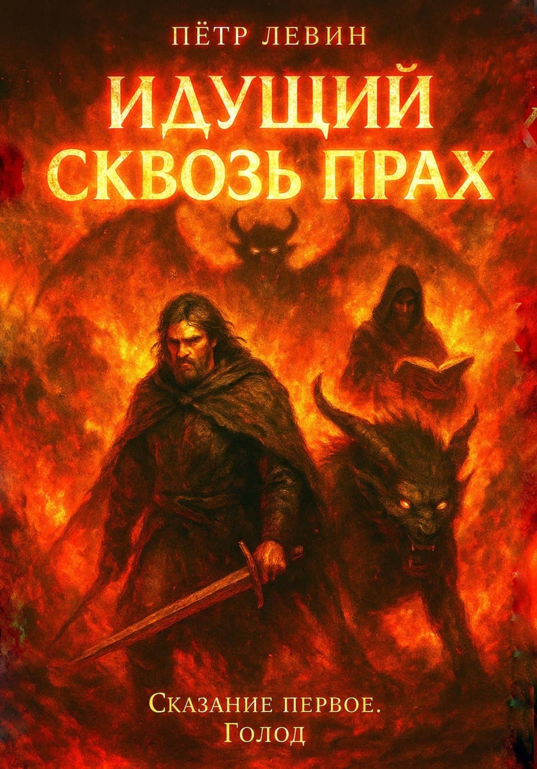 Обложка книги «Идущий сквозь прах» — Петр Левин