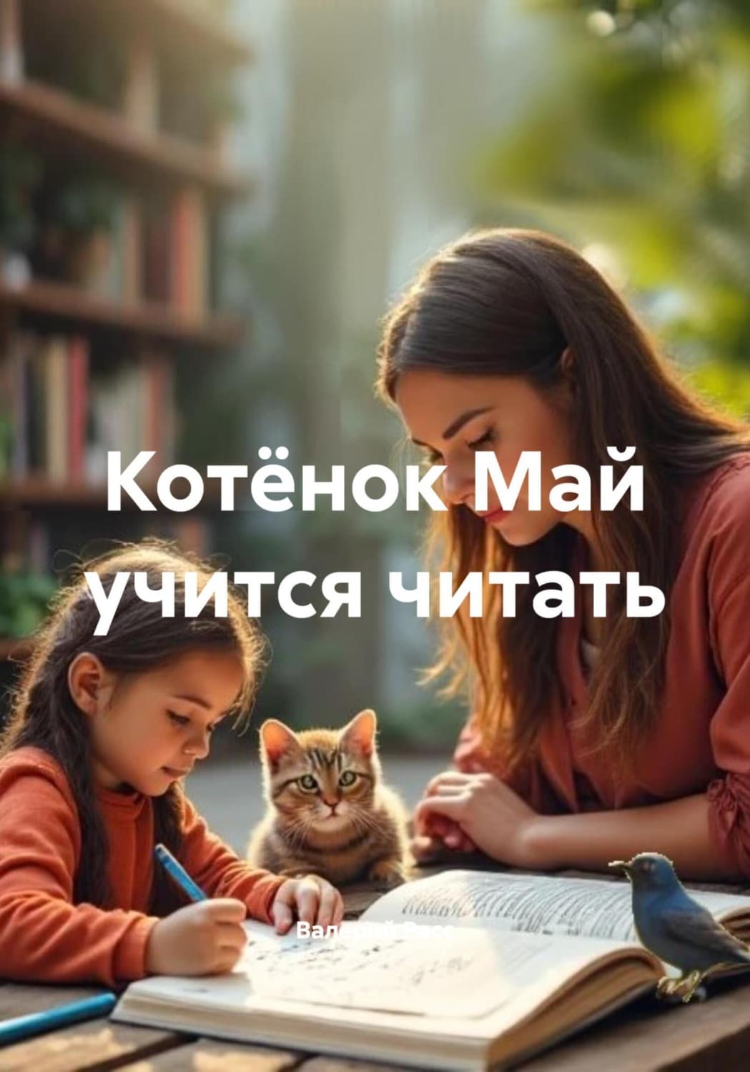 Обложка книги «Котёнок Май учится читать» — Валерий Расс