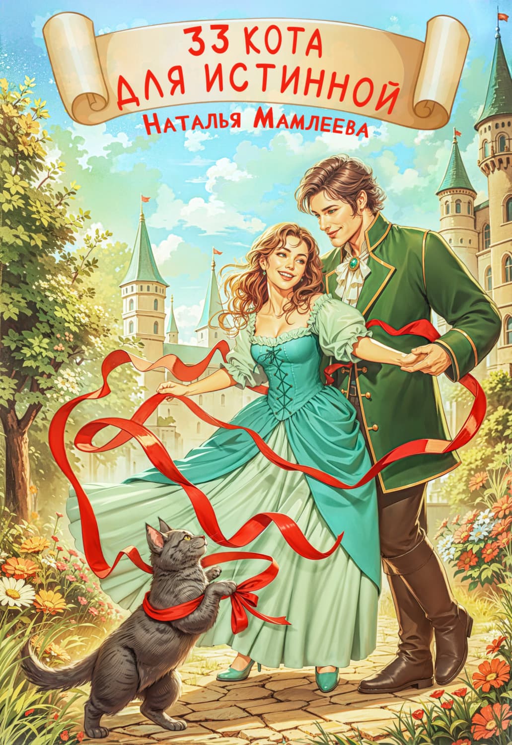 Обложка книги «33 кота для истинной» — Наталья Мамлеева