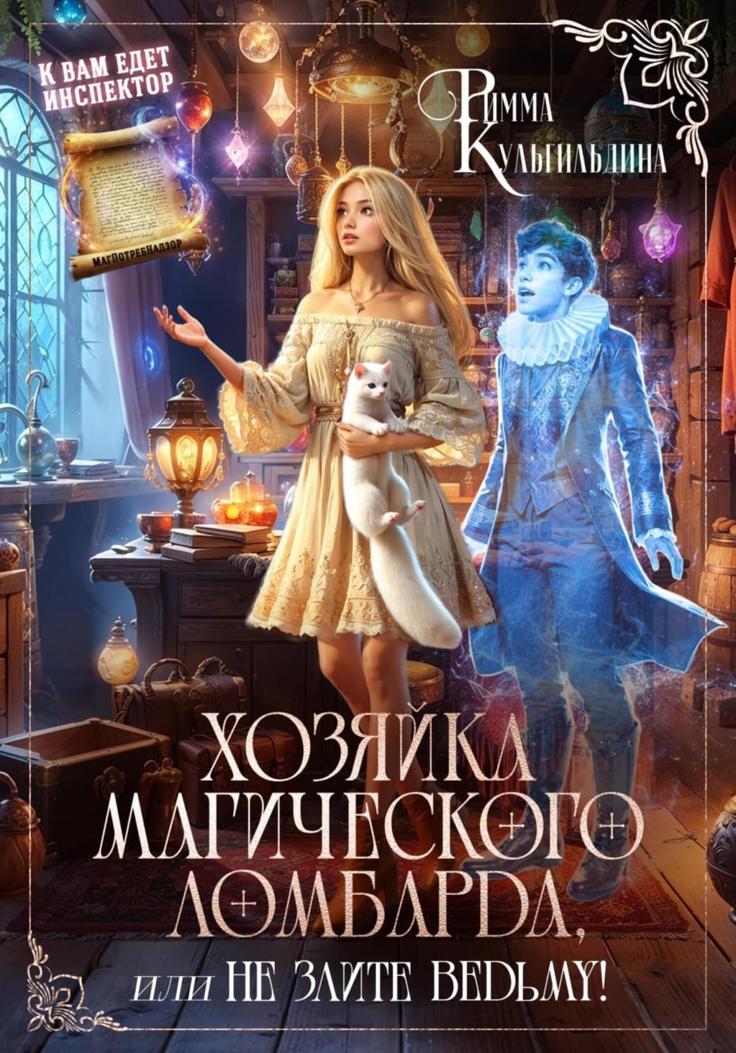 Обложка книги «Хозяйка магического ломбарда, или не злите ведьму!» — Римма Кульгильдина