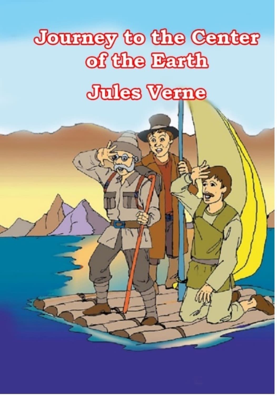 Обложка книги «Journey to the Center of the Earth» — Жюль Верн