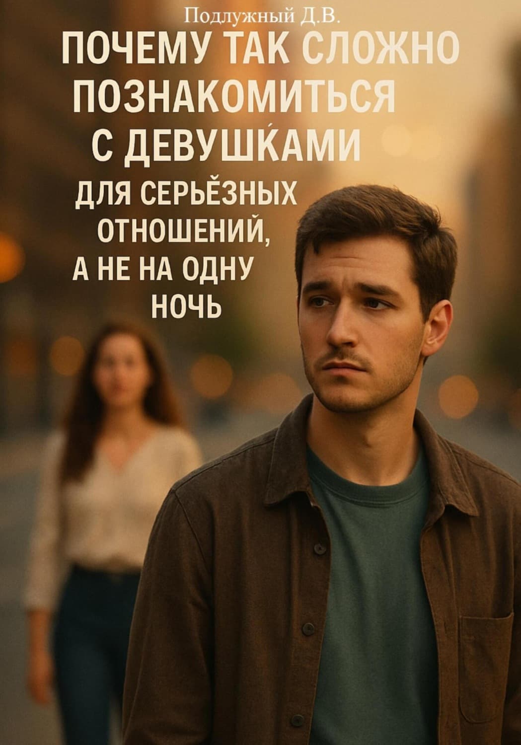 Обложка книги «Почему так сложно познакомиться с девушками для серьёзных отношений, а не на одну ночь» — Дмитрий Подлужный