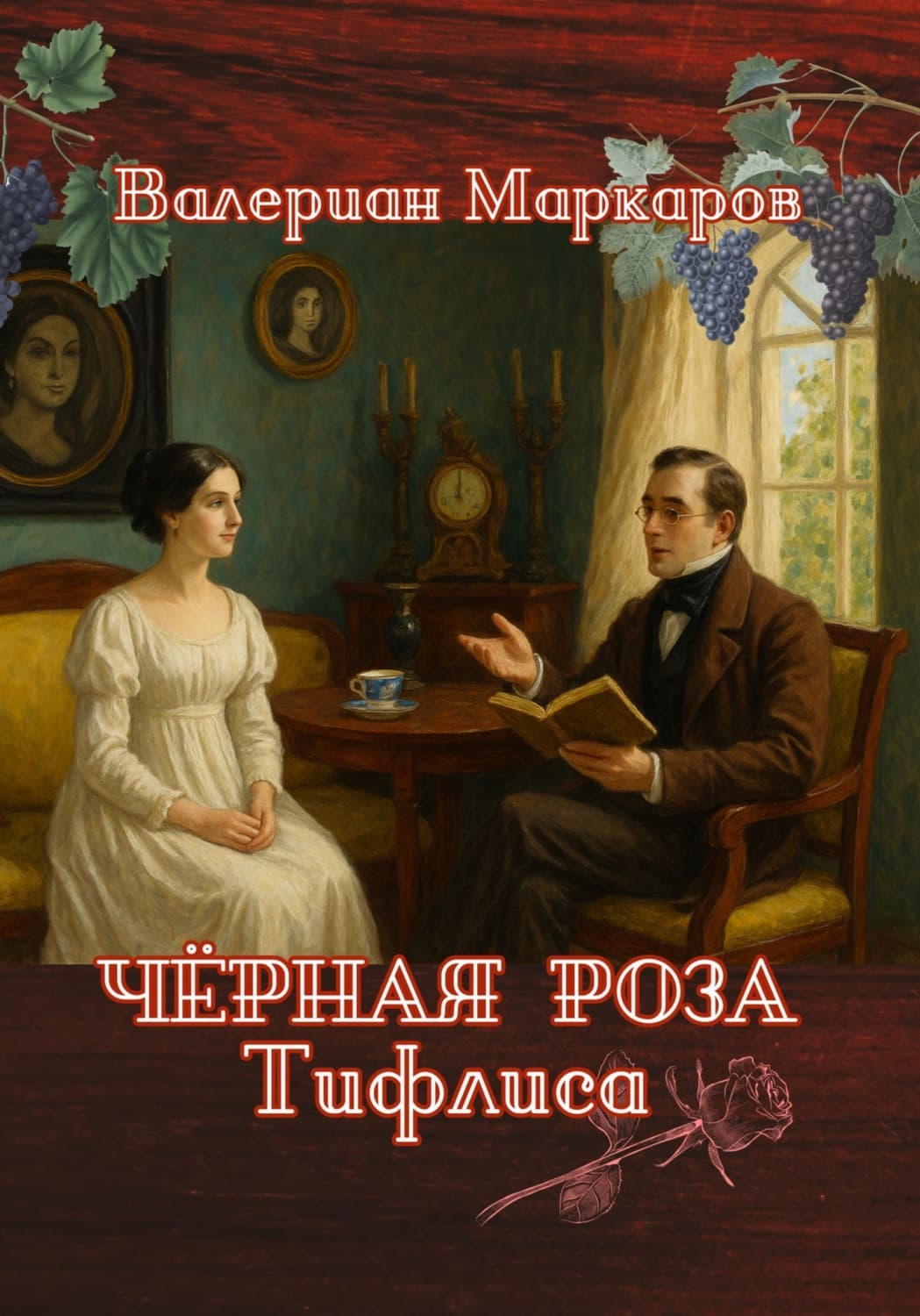 Обложка книги «Черная роза Тифлиса» — Валериан Маркаров