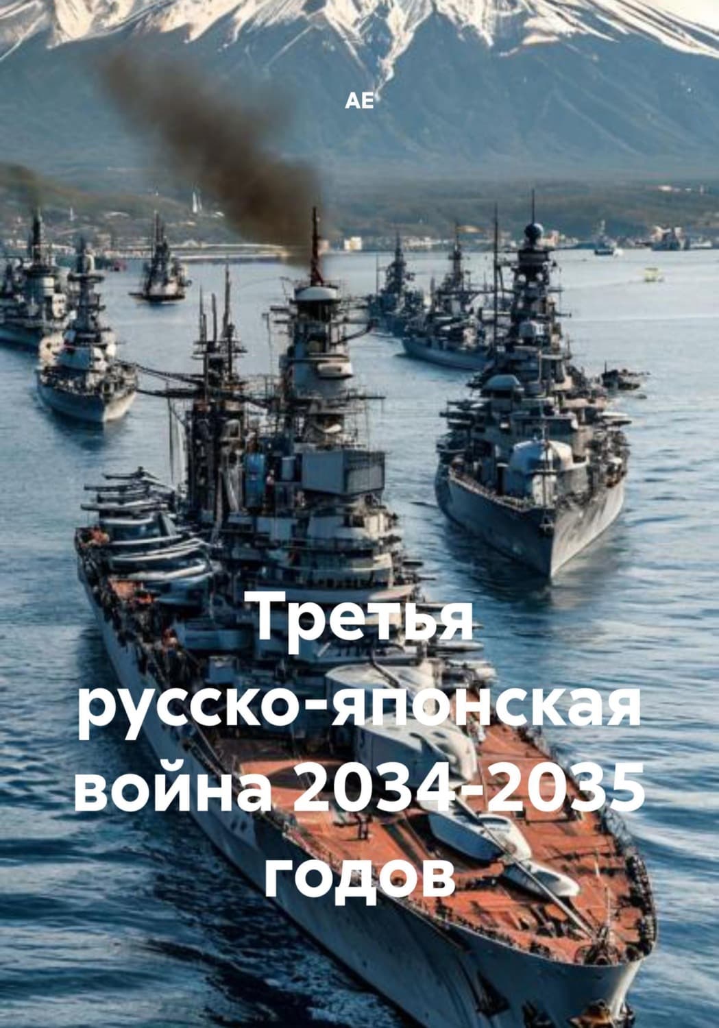 Обложка книги «Третья русско-японская война 2034-2035 годов» — АЕ