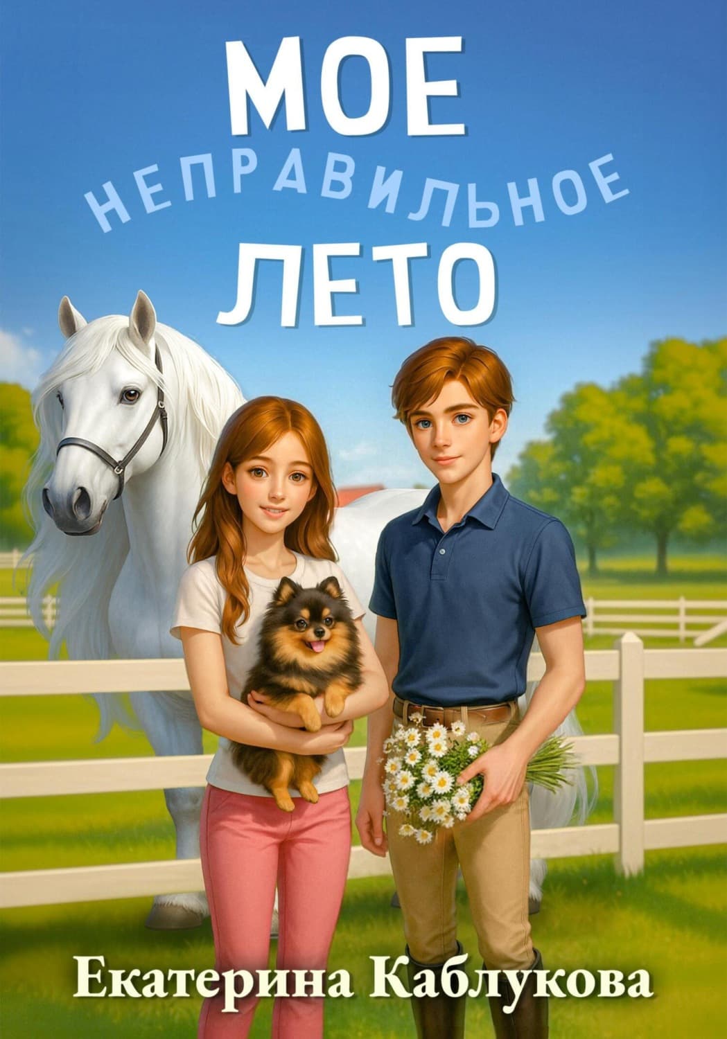Обложка книги «Мое неправильное лето» — Екатерина Каблукова