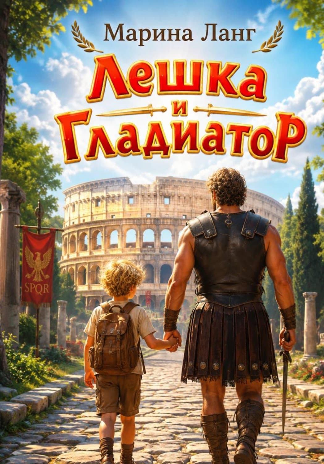 Обложка книги «Лешка и Гладиатор» — Ли Марина