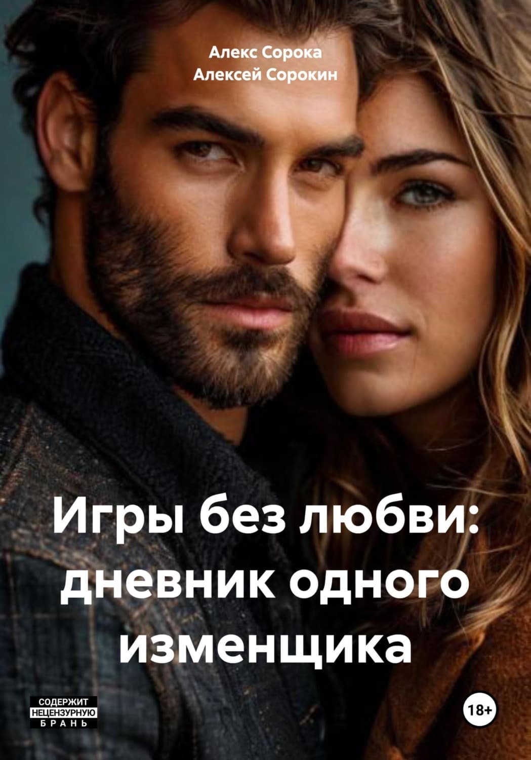 Обложка книги «Игры без любви: дневник одного изменщика» — А. И. Сорокин