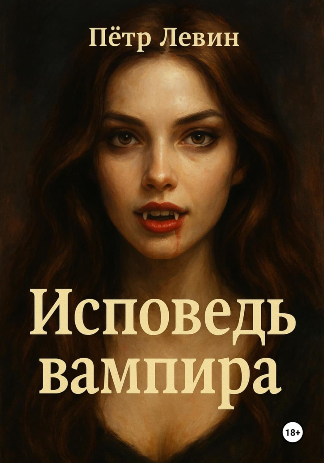 Обложка книги «Исповедь вампира» — Петр Левин