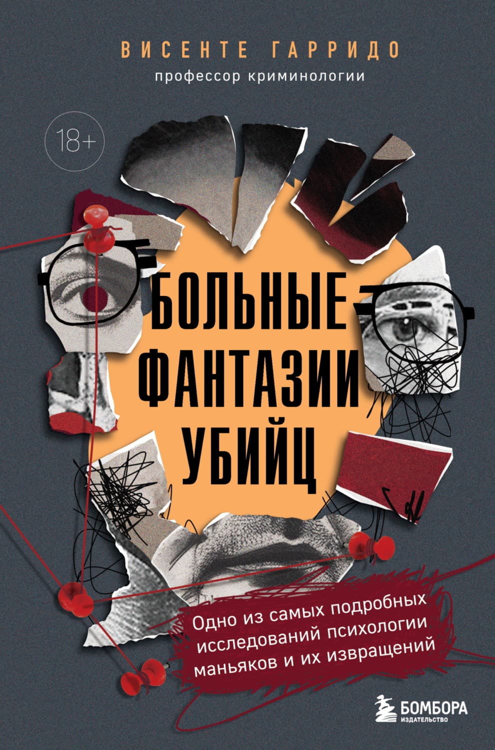 Обложка книги «Больные фантазии убийц. Одно из самых подробных исследований психологии маньяков и их извращений» — Висенте Гарридо