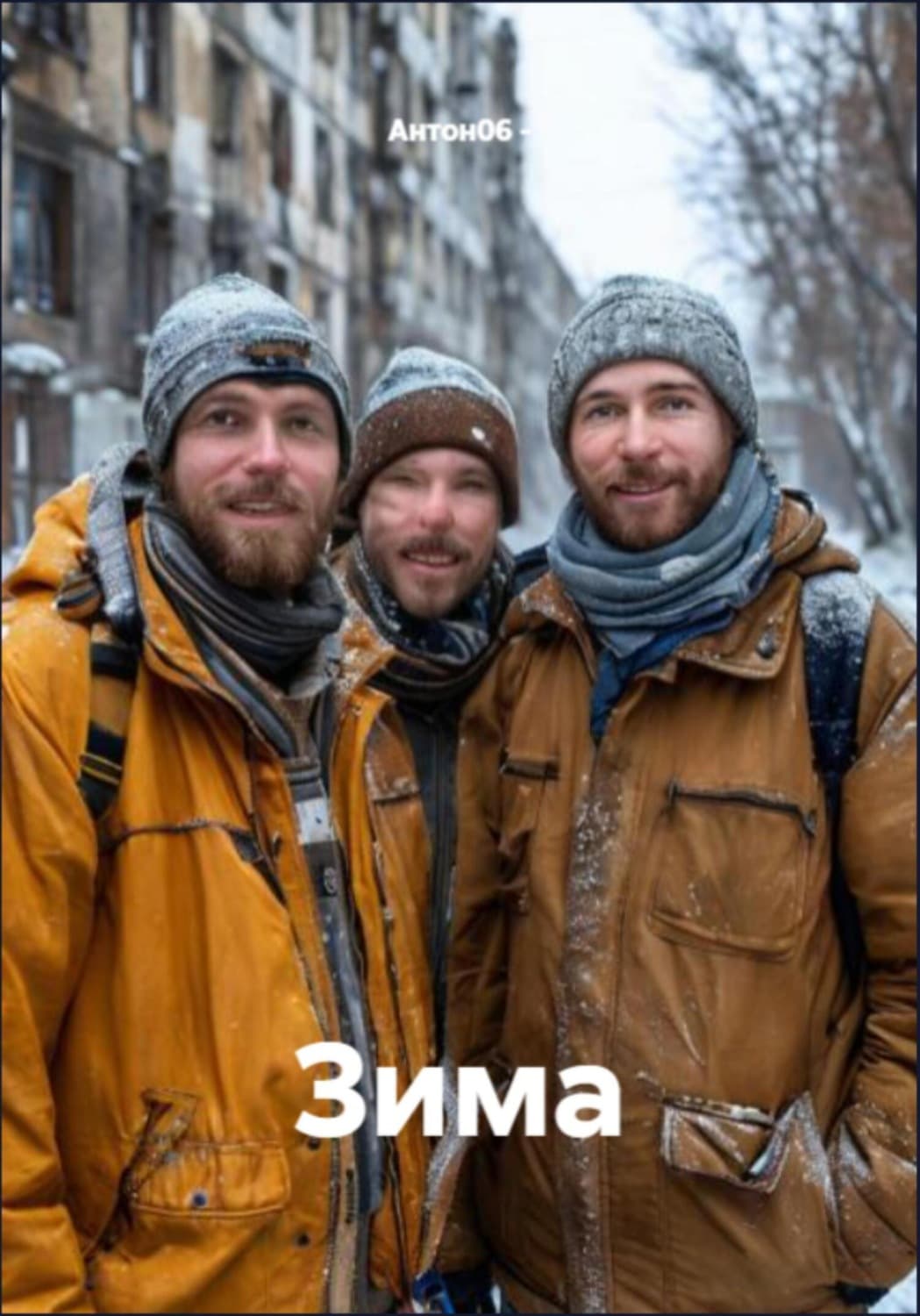 Обложка книги «Зима» — А.
