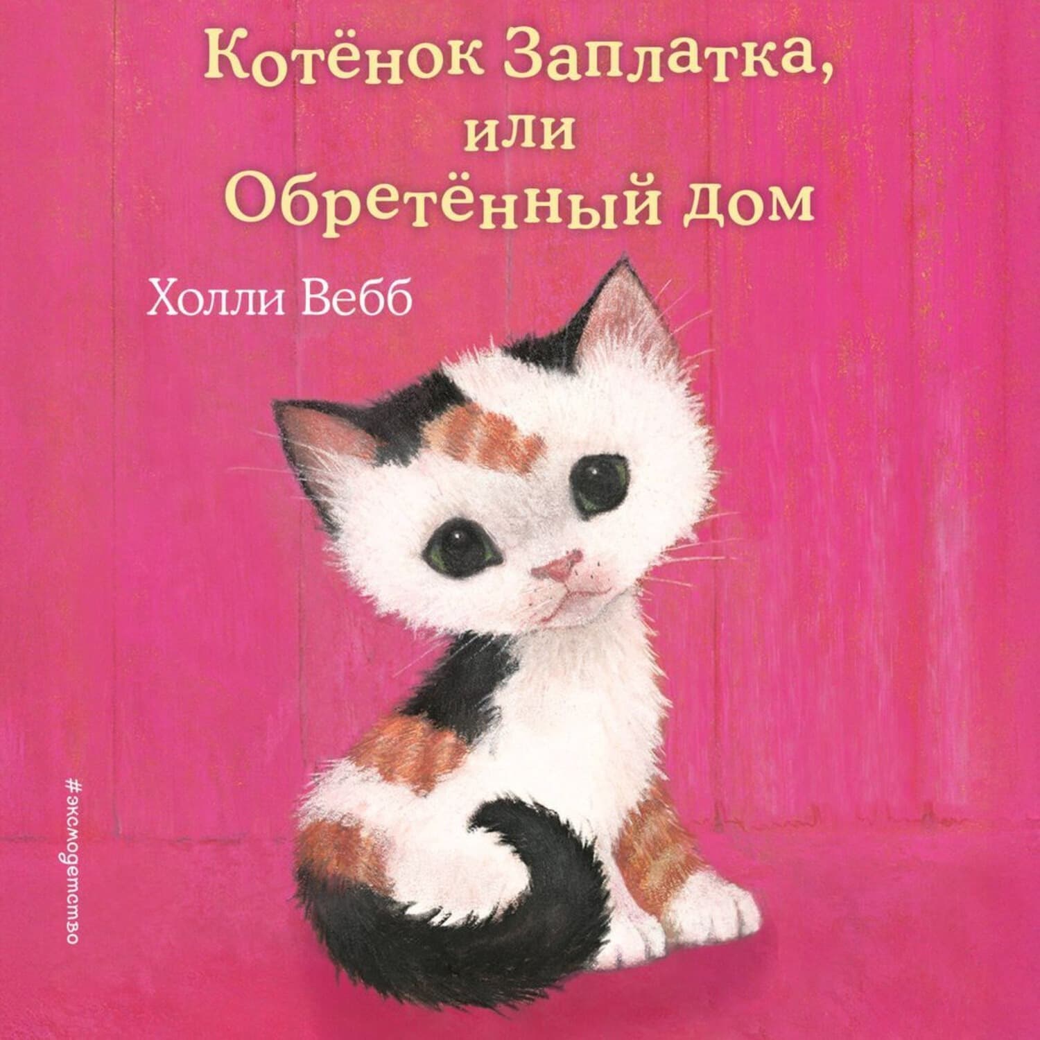 Обложка книги «Котёнок Заплатка, или Обретённый дом» — Холли Вебб
