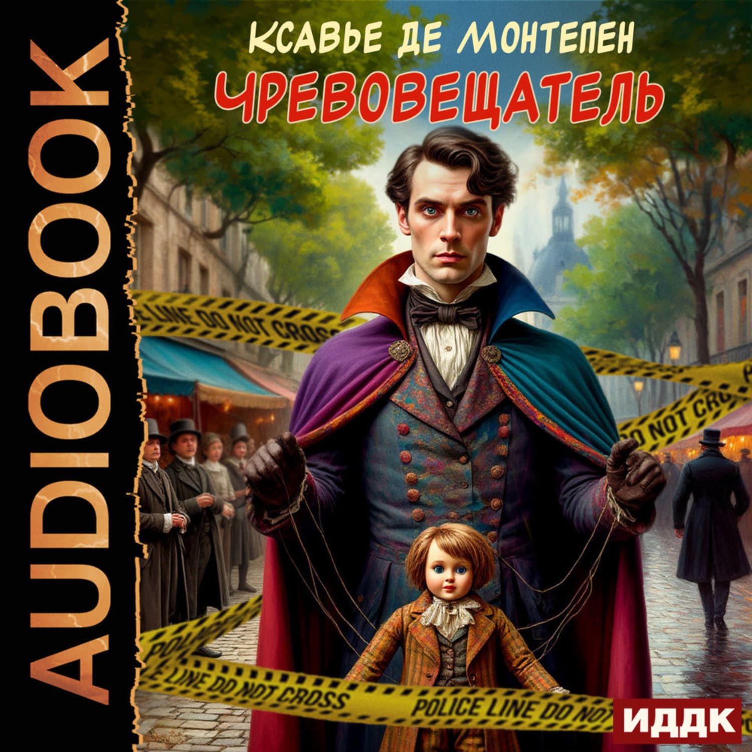 Обложка книги «Чревовещатель» — Ксавье де Монтепен