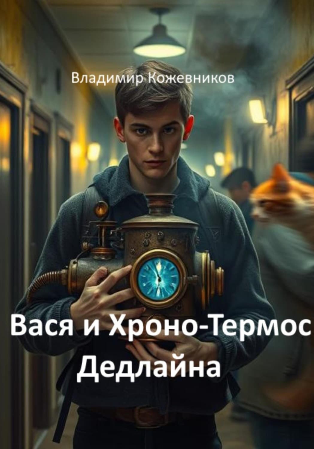 Обложка книги «Вася и Хроно-Термос Дедлайна» — Вячеслав Кожевников