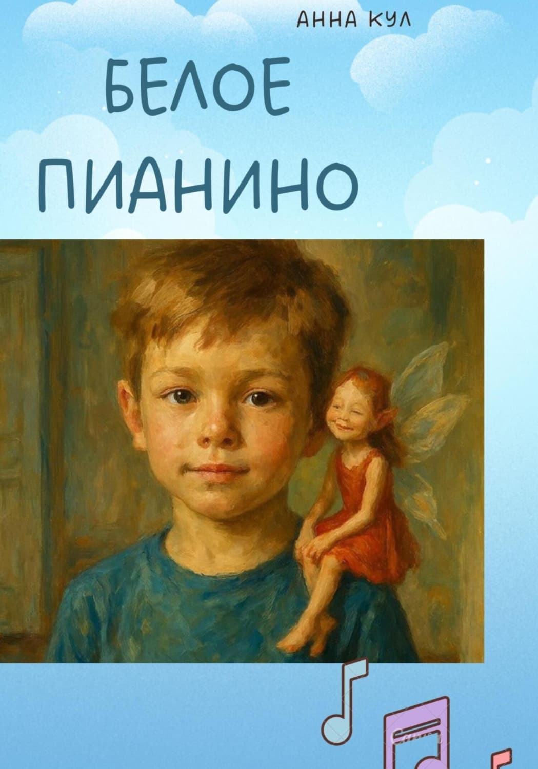 Обложка книги «Белое пианино» — Анна Кул