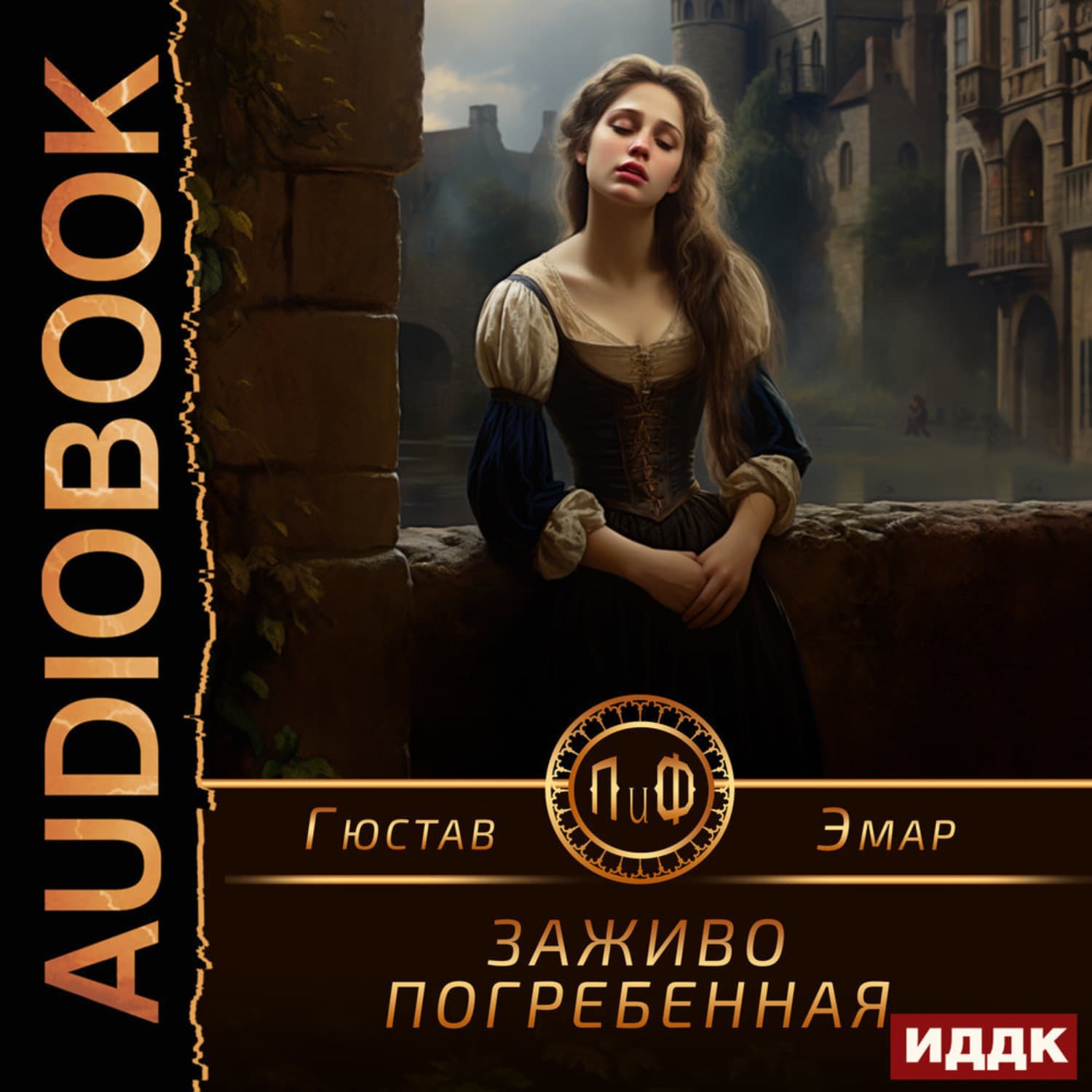Обложка книги «Заживо погребенная» — Густав Эмар