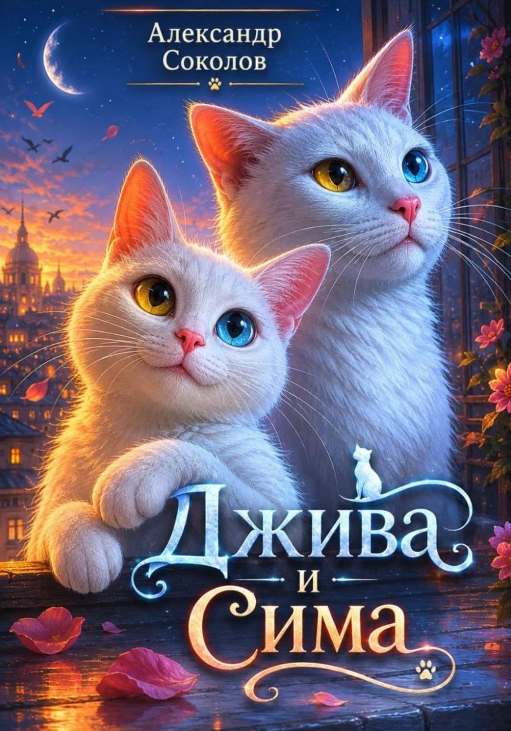 Обложка книги «Джива и Сима» — А. Н. Соколов