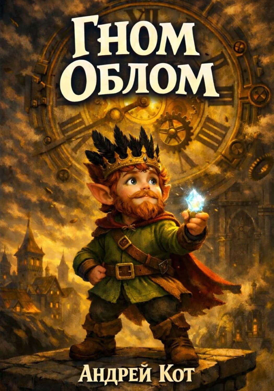 Обложка книги «Гном Облом» — Анна Кот