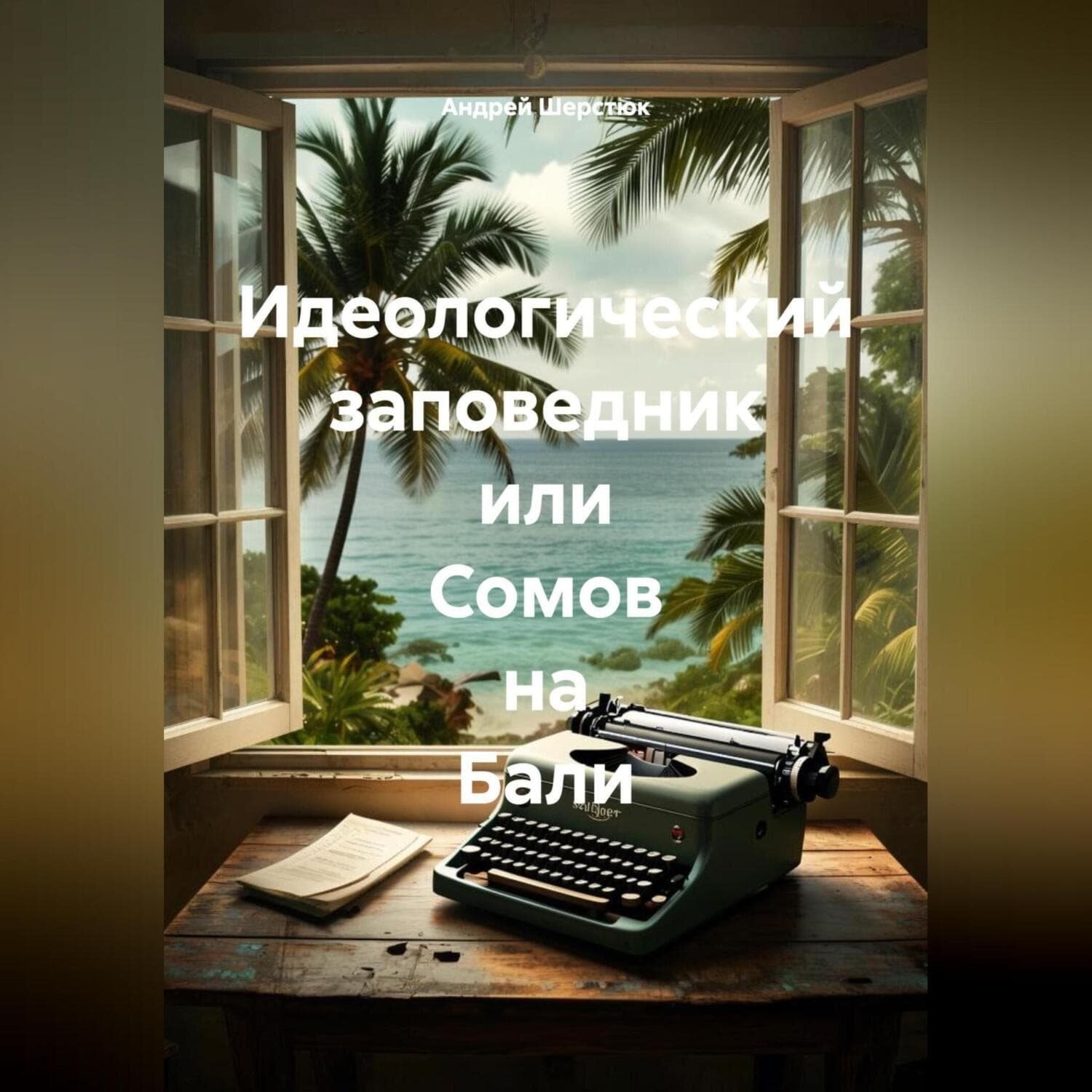 Обложка книги «Идеологический заповедник или Сомов на Бали» — А. Е. Шерстюк