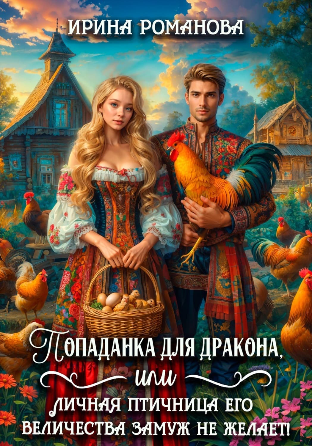Обложка книги «Попаданка для дракона, или Личная птичница Его Величества замуж не желает!» — Илона Романова
