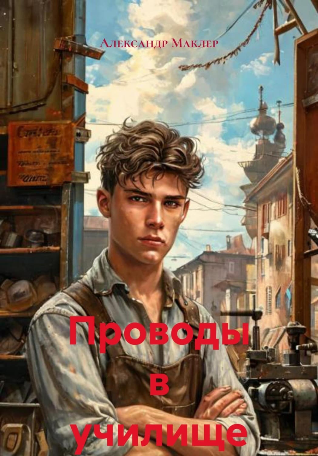 Обложка книги «Проводы в училище» — Александр Маклер
