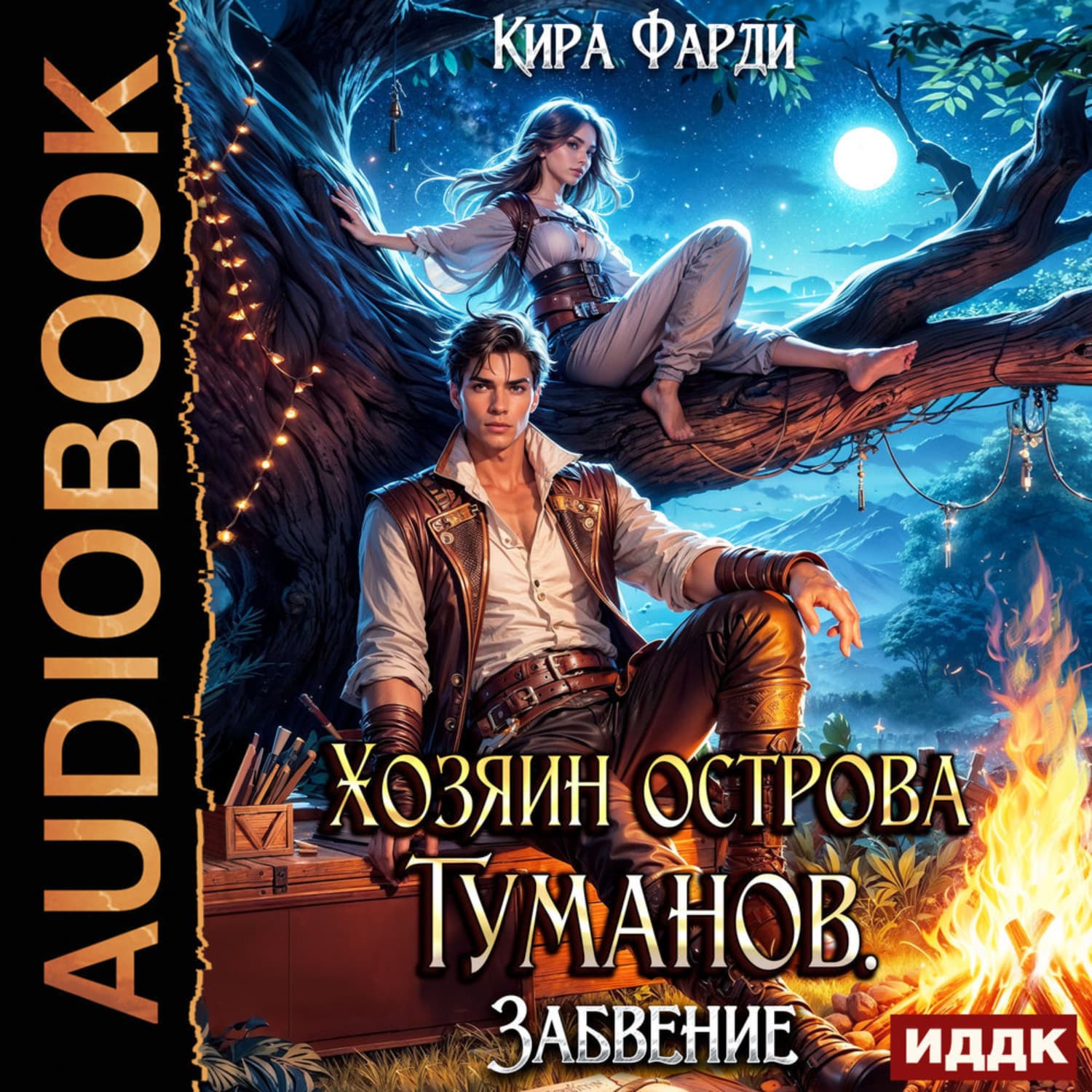 Обложка книги «Хозяин острова туманов. Книга 2. Забвение» — Кира Фарди