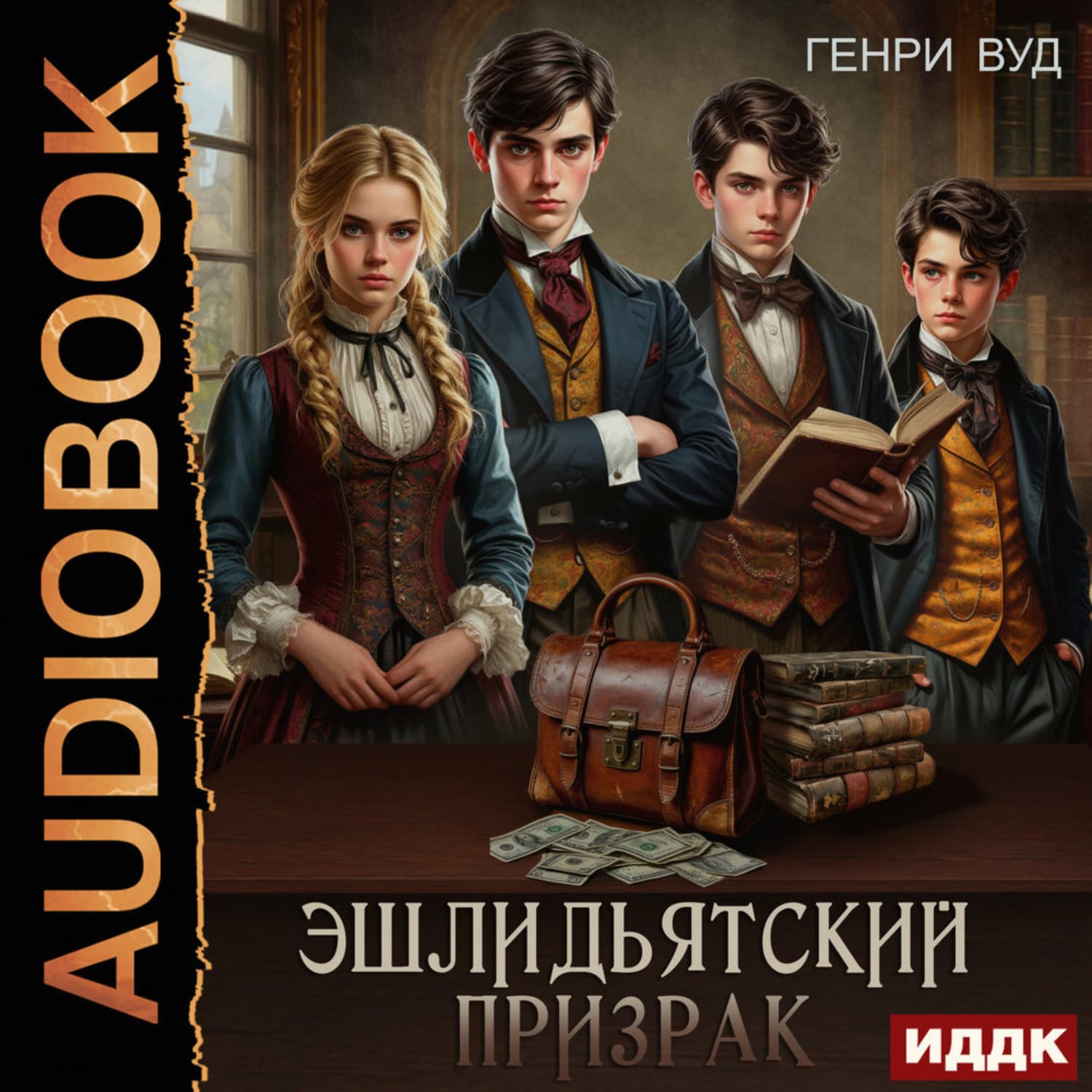 Обложка книги «Эшлидьятский призрак» — Генри Вуд