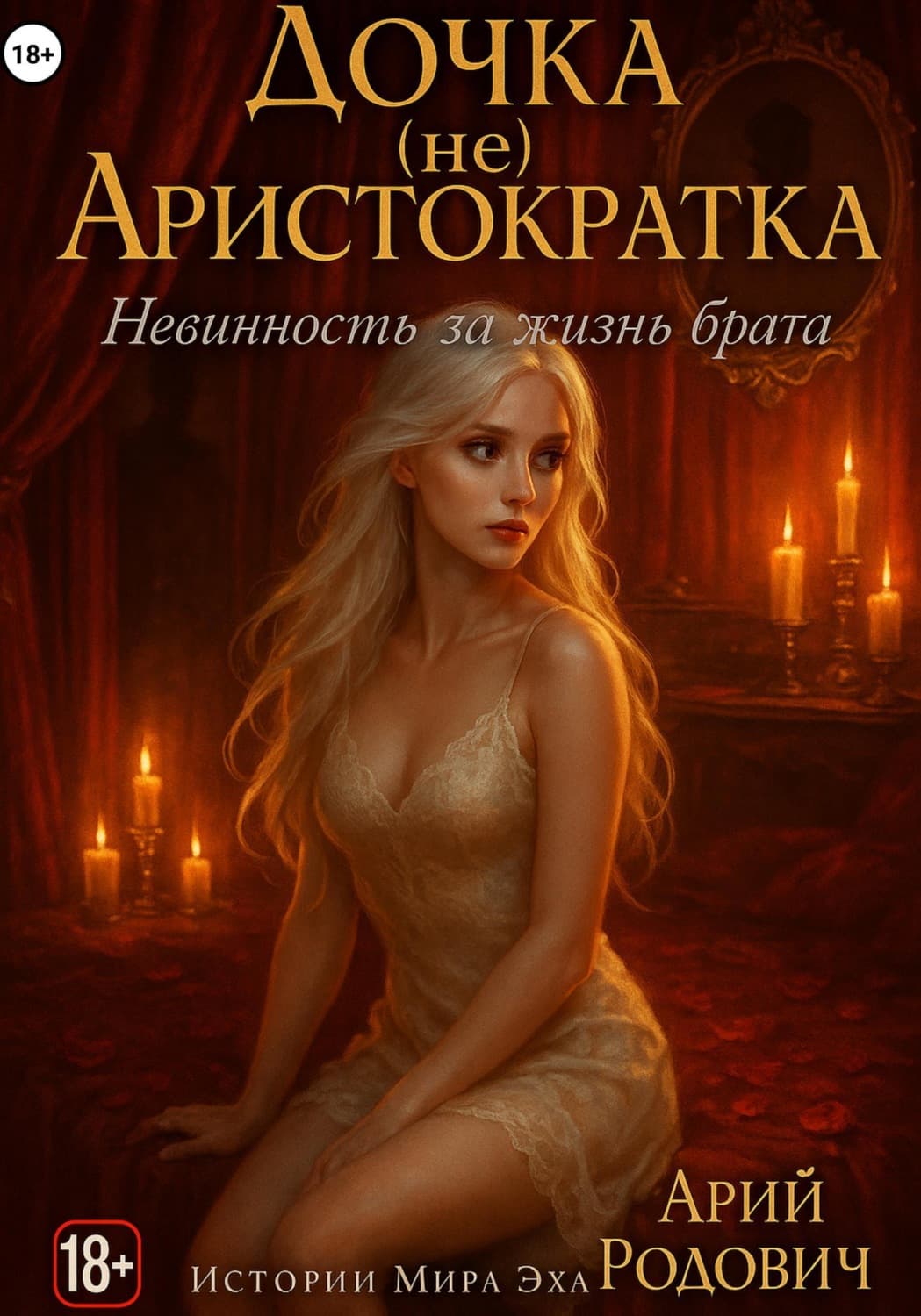Обложка книги «Дочка (не) Аристократка. Невиность за жизнь брата» — Арон