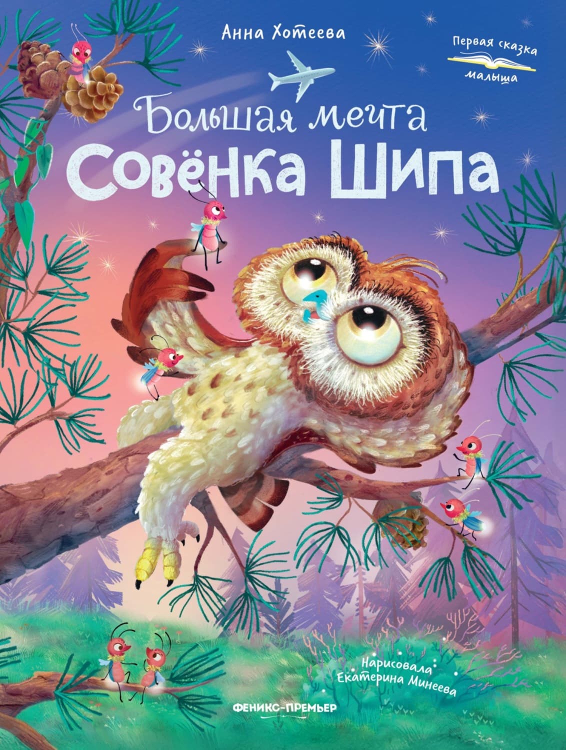 Обложка книги «Большая мечта совенка Шипа» — Анна Хотеева