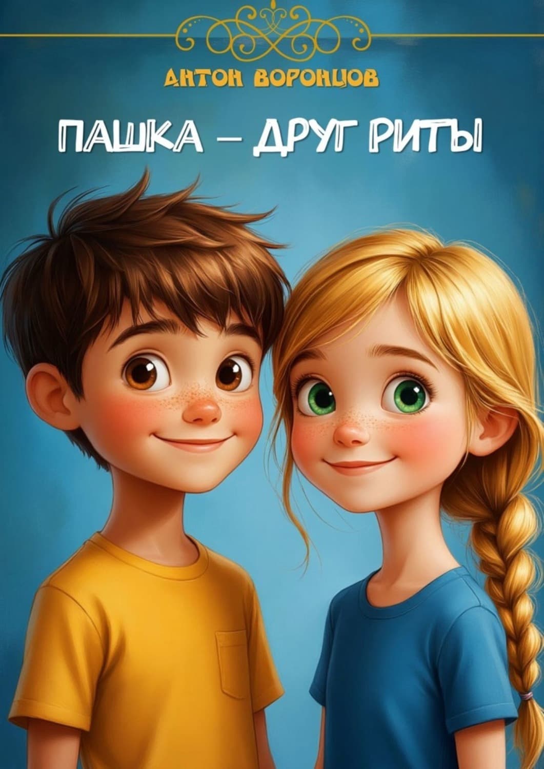 Обложка книги «Пашка – друг Риты» — Антон Воронцов