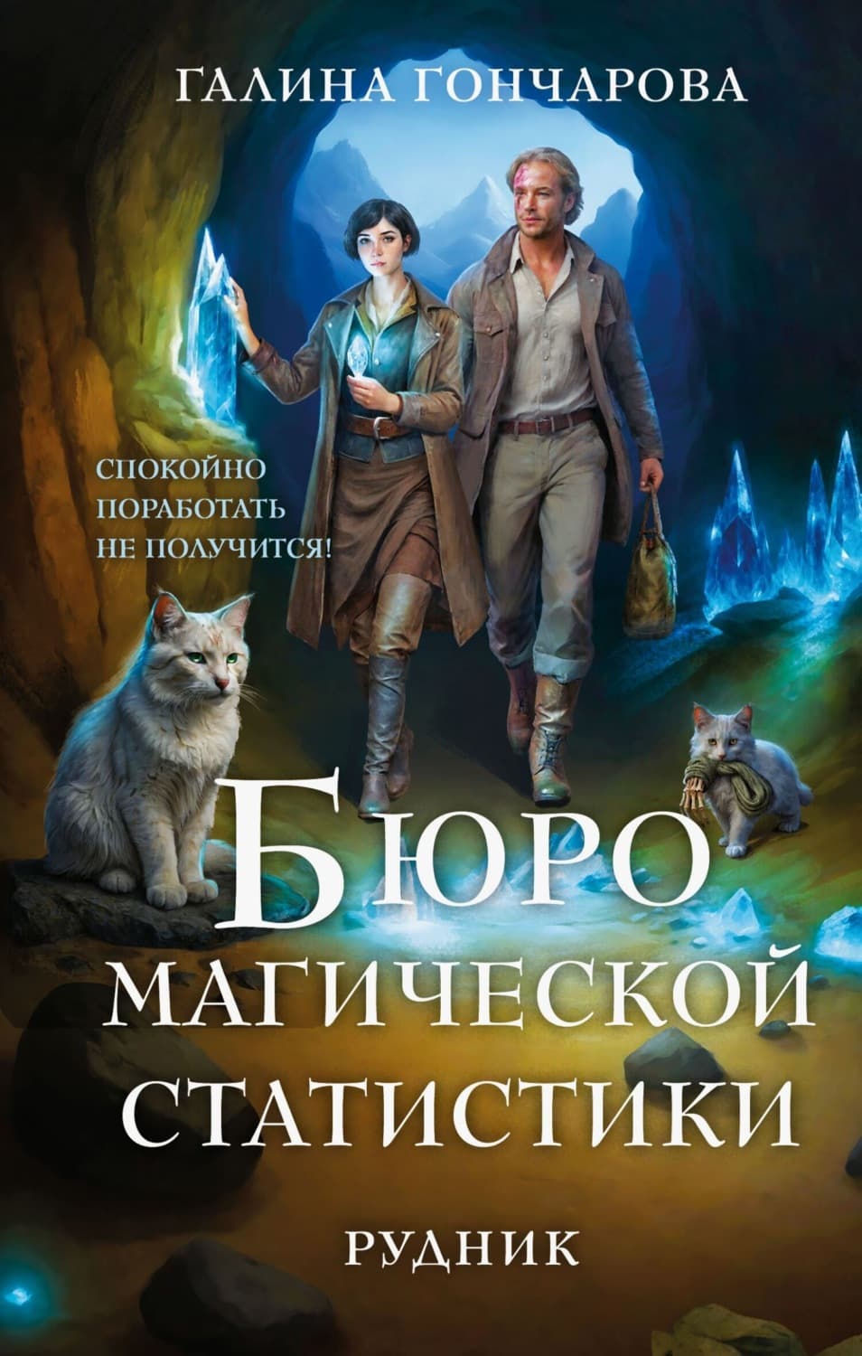 Обложка книги «Бюро магической статистики. Рудник» — Галина Гончарова