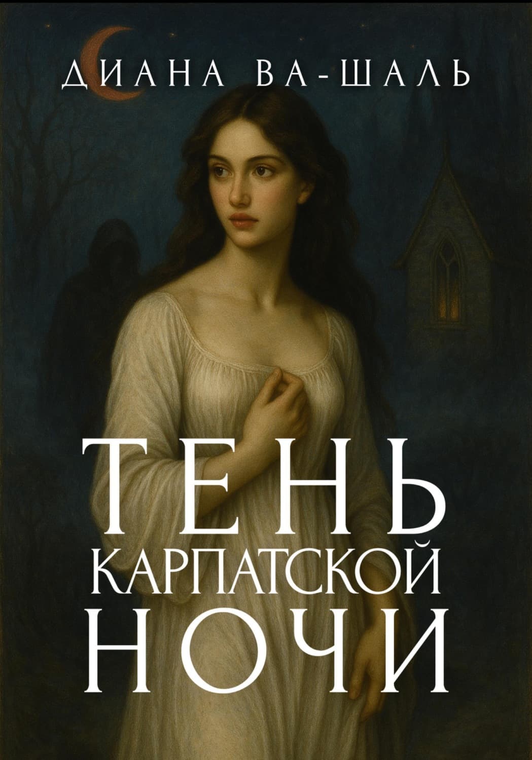 Обложка книги «Тень Карпатской ночи» — Диана Ва-Шаль
