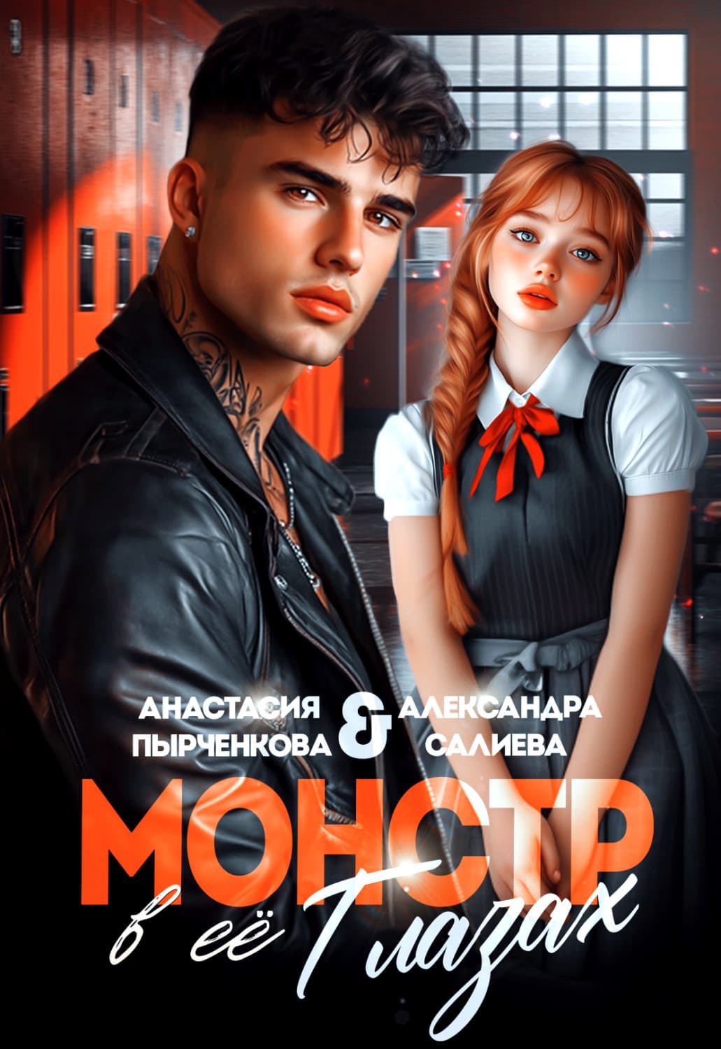 Обложка книги «Монстр в её глазах» — Александра Салиева