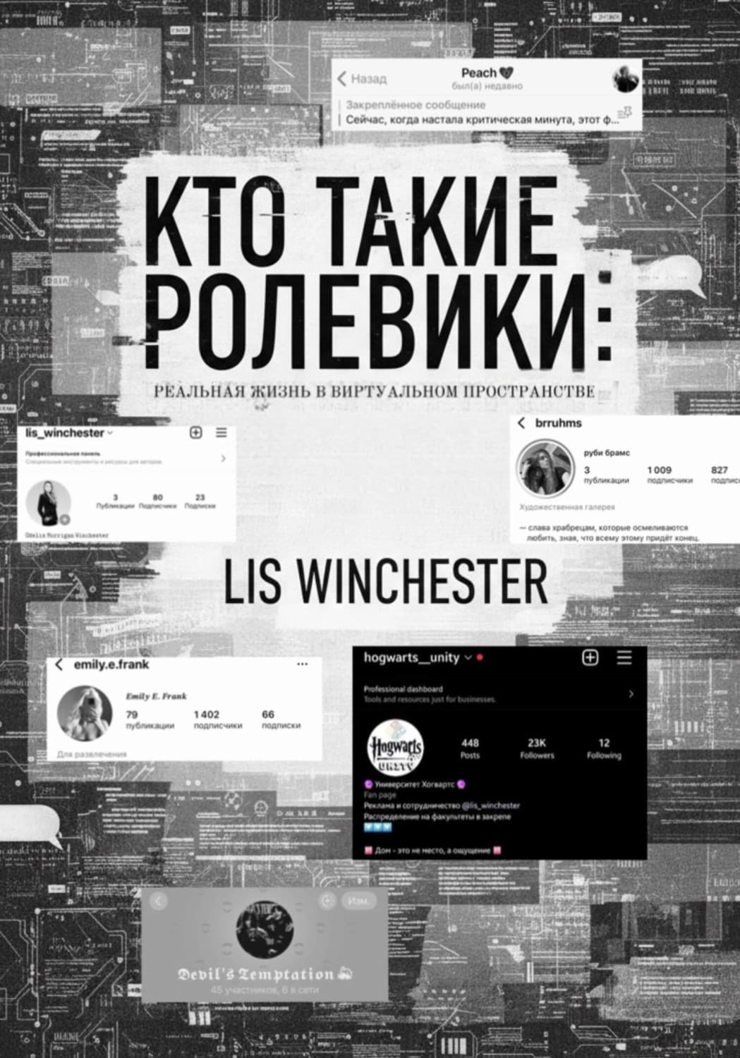 Обложка книги «Текстовые ролевики: есть ли жизнь вне ролки?» — Лина Винчестер