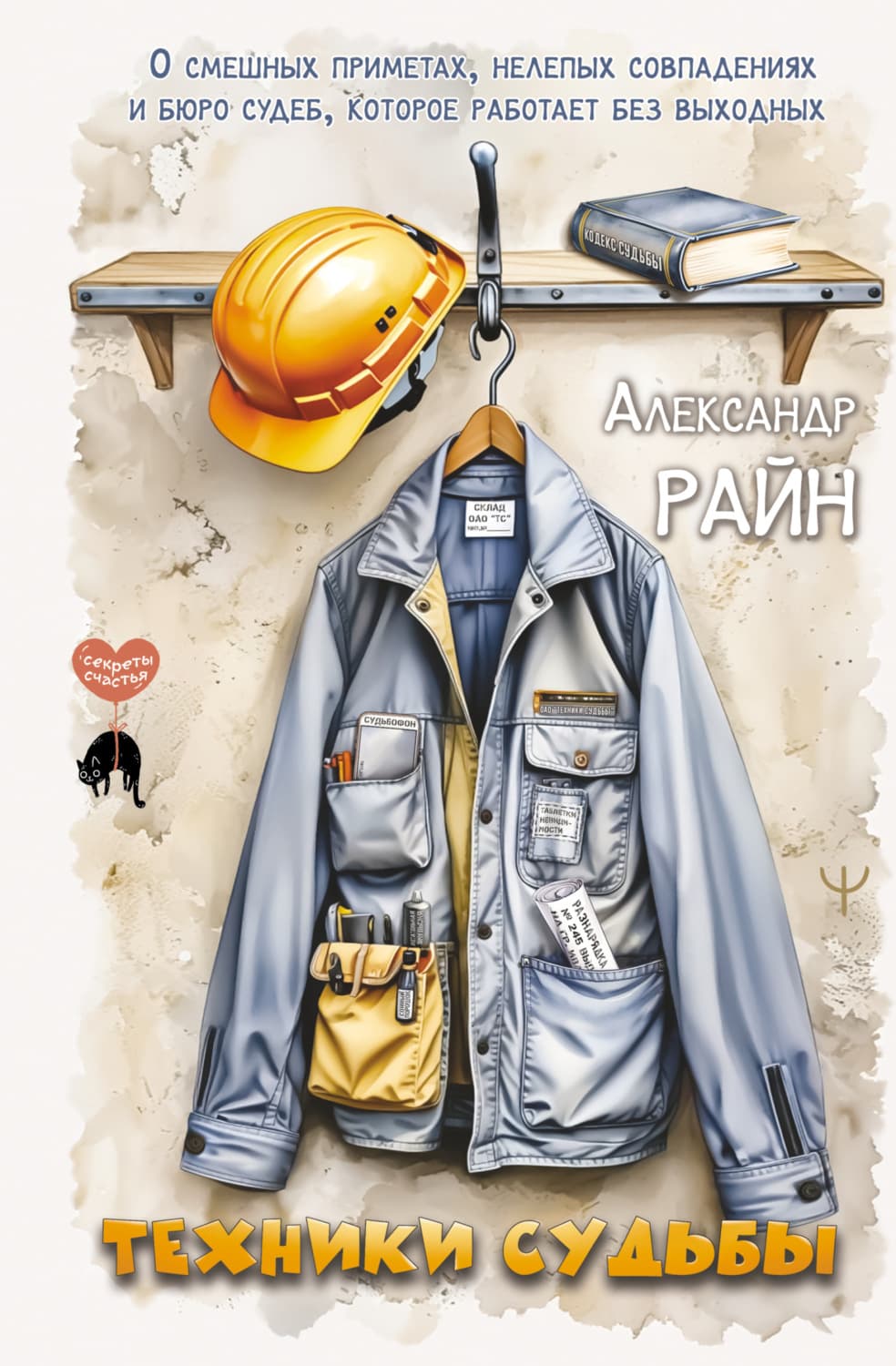 Обложка книги «Техники судьбы. О смешных приметах, нелепых совпадениях и бюро судеб, которое работает без выходных» — Артур Раин