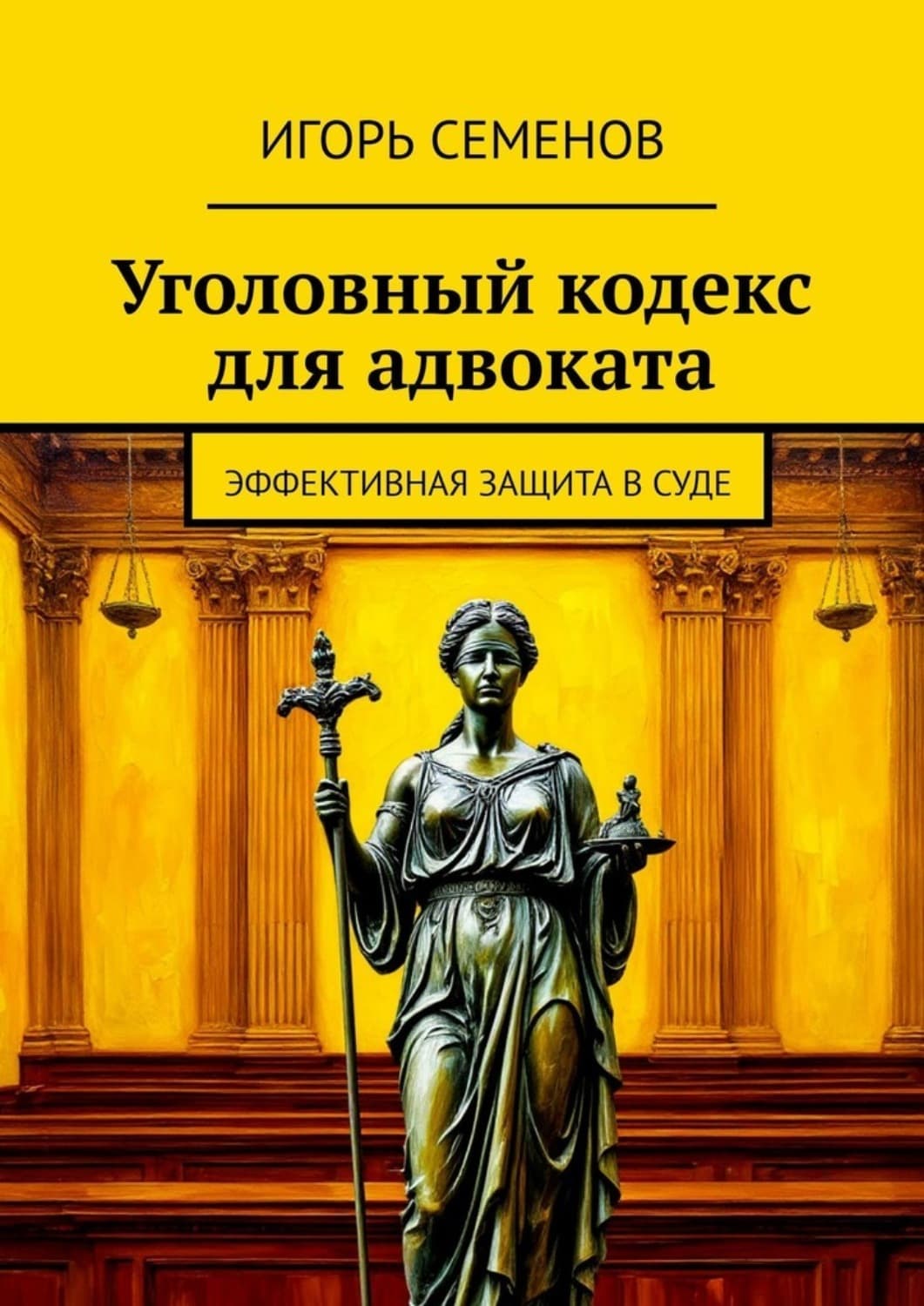 Обложка книги «Уголовный кодекс для адвоката. Эффективная защита в суде» — И. А. Семёнов