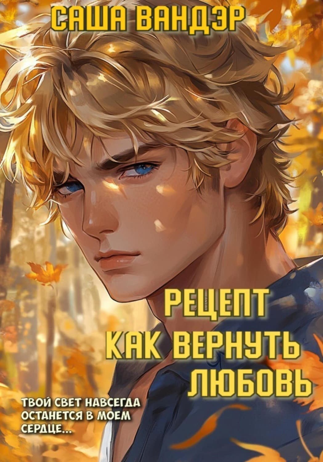 Обложка книги «Рецепт: как вернуть любовь» — Саша Вандэр
