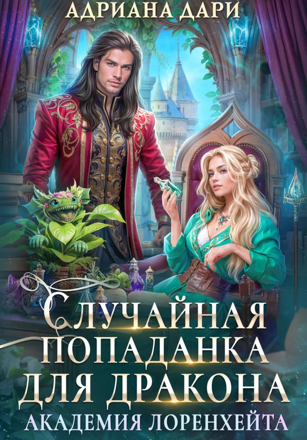 Обложка книги «Случайная попаданка для дракона. Академия Лоренхейта» — Анна Дари