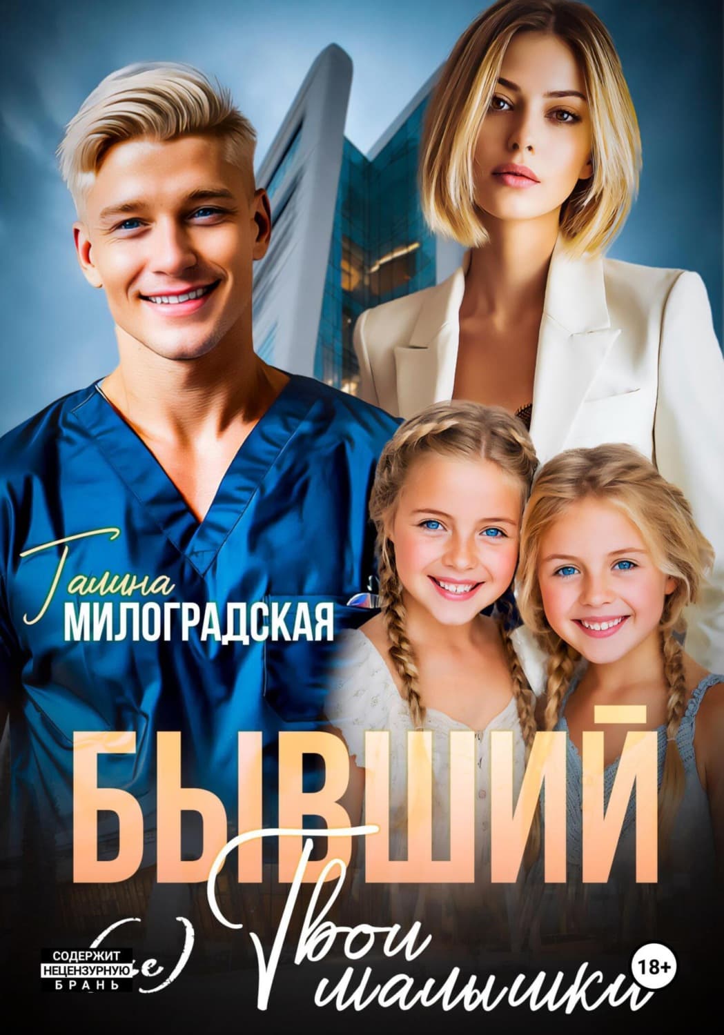 Обложка книги «Бывший. (не) Твои малышки» — Галина Милоградская