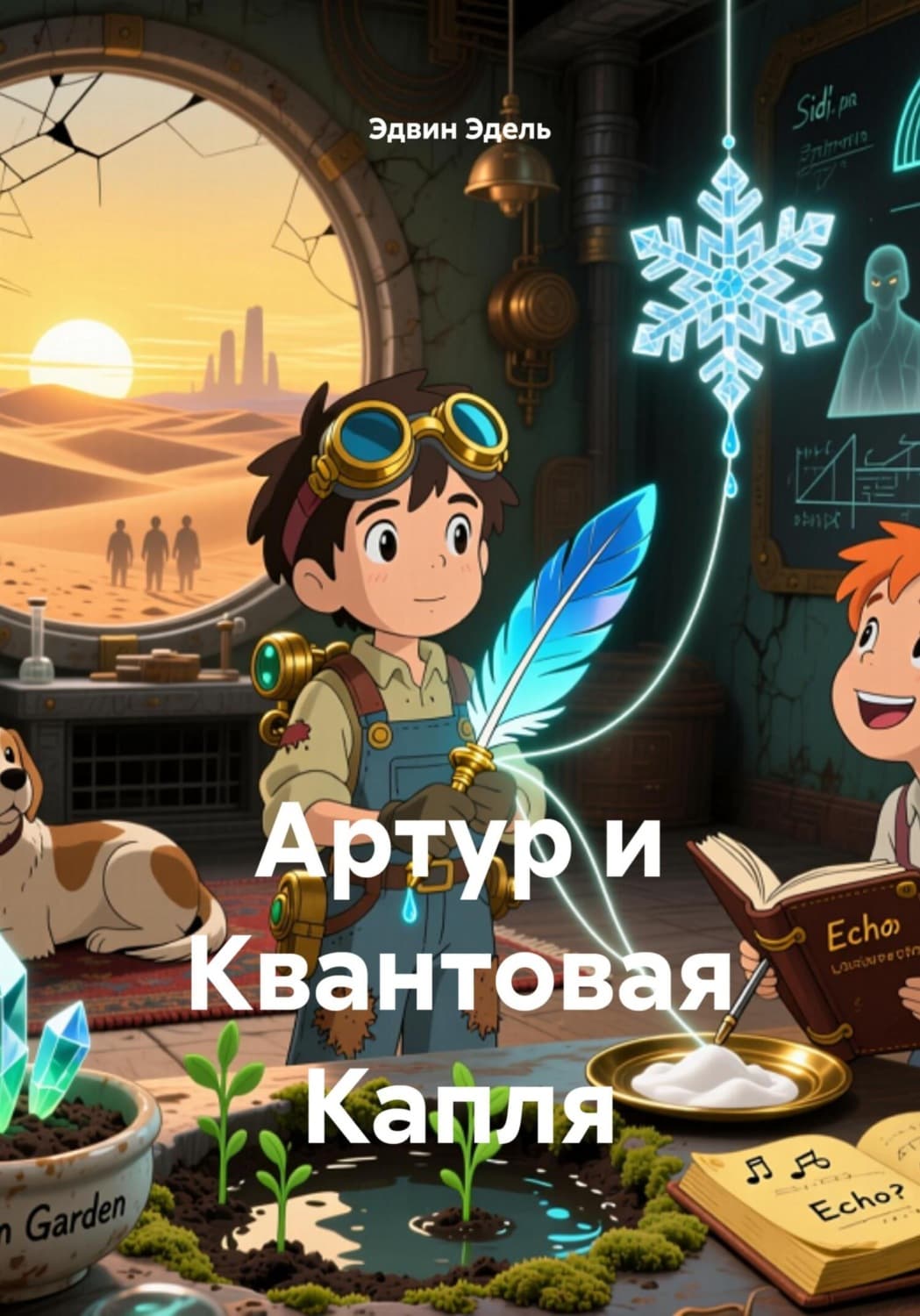 Обложка книги «Артур и Квантовая Капля» — Эрих Двингер Эдвин