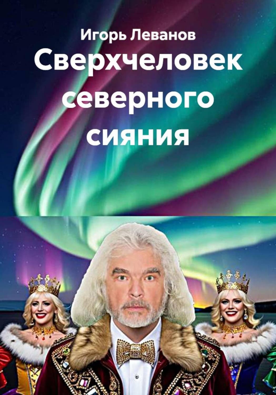 Обложка книги «Сверхчеловек северного сияния» — Игорь Леванов
