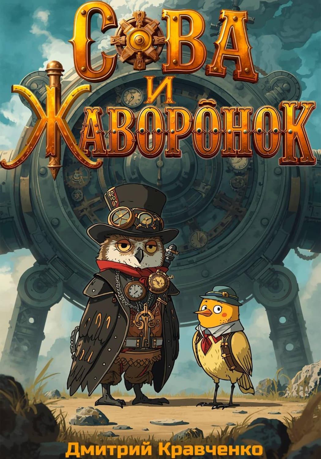 Обложка книги «Сова и Жаворонок» — Дмитрий Кравченко