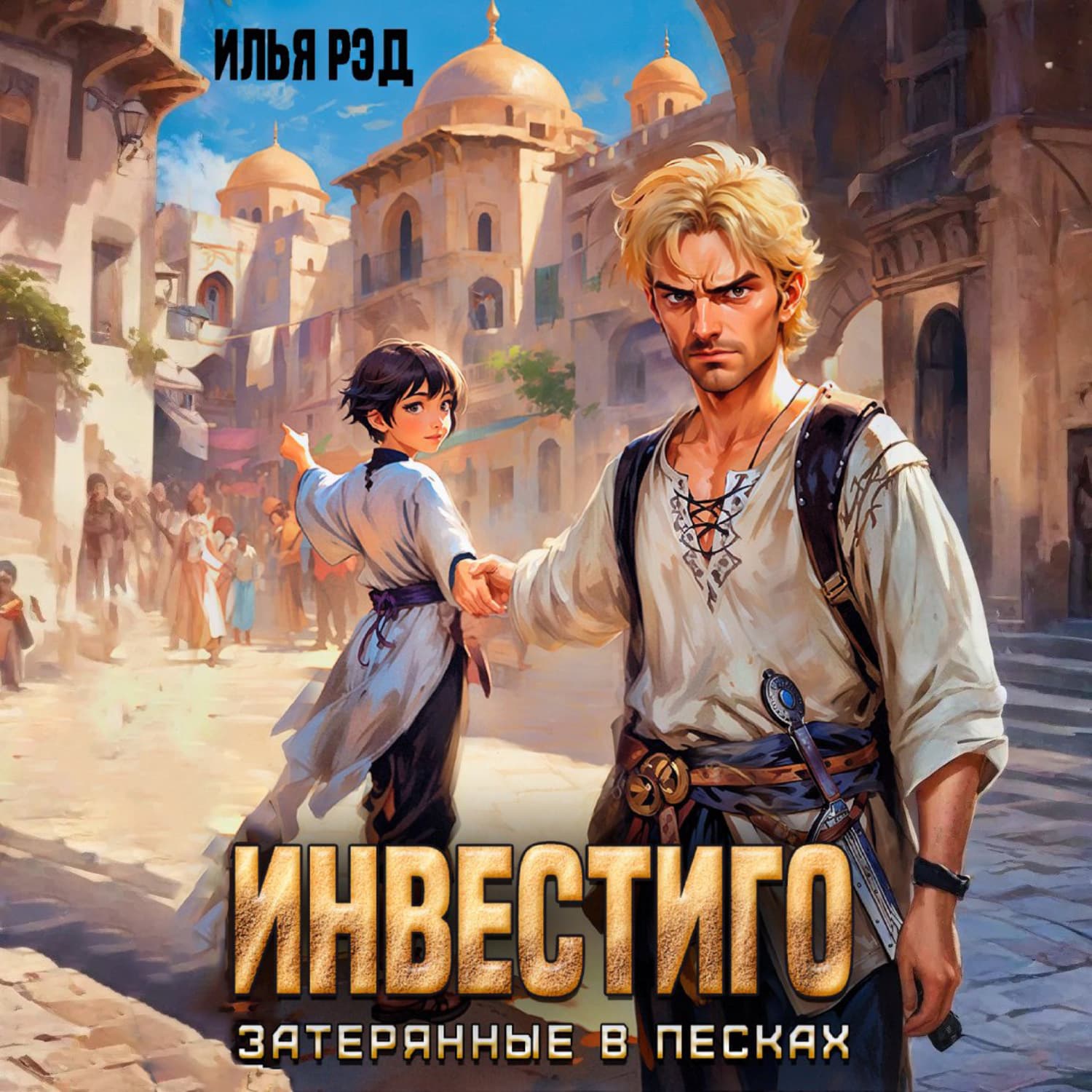 Обложка книги «Инвестиго, затерянные в песках» — Илья Рэд