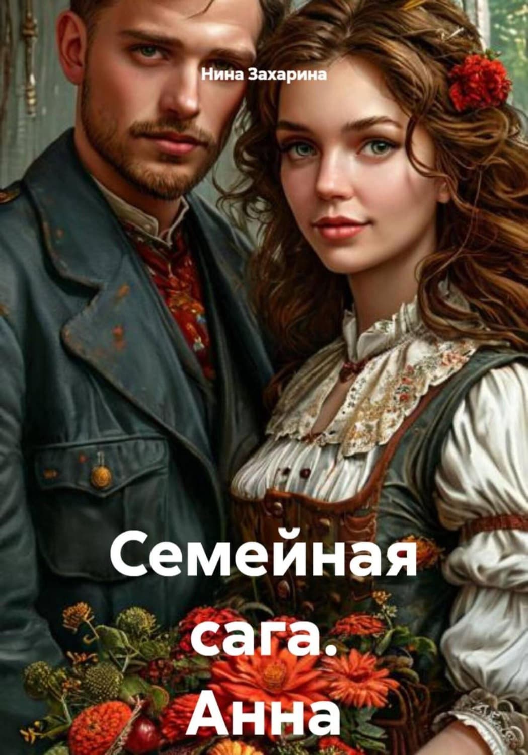 Обложка книги «Семейная сага. Анна» — Нина Захарина