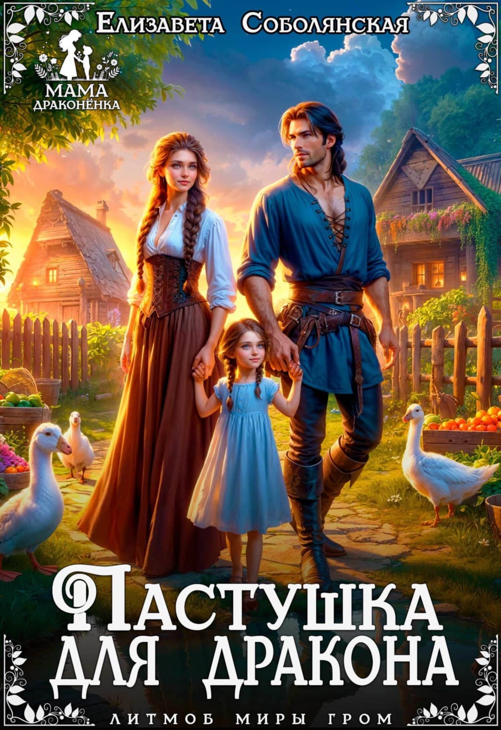 Обложка книги «Пастушка для дракона» — Елизавета Соболянская
