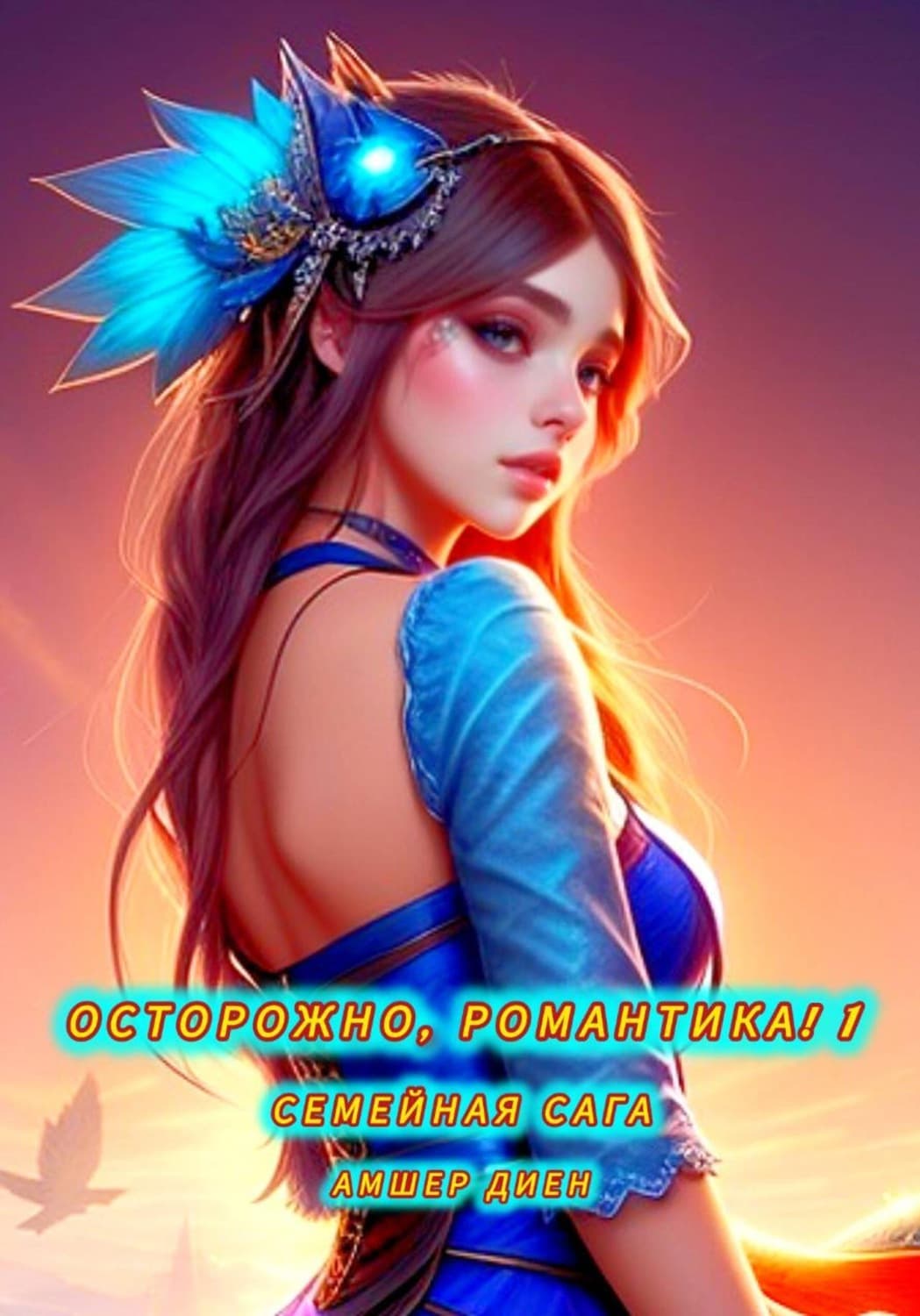 Обложка книги «Осторожно, романтика! 1. Семейная сага» — Амшер Диен
