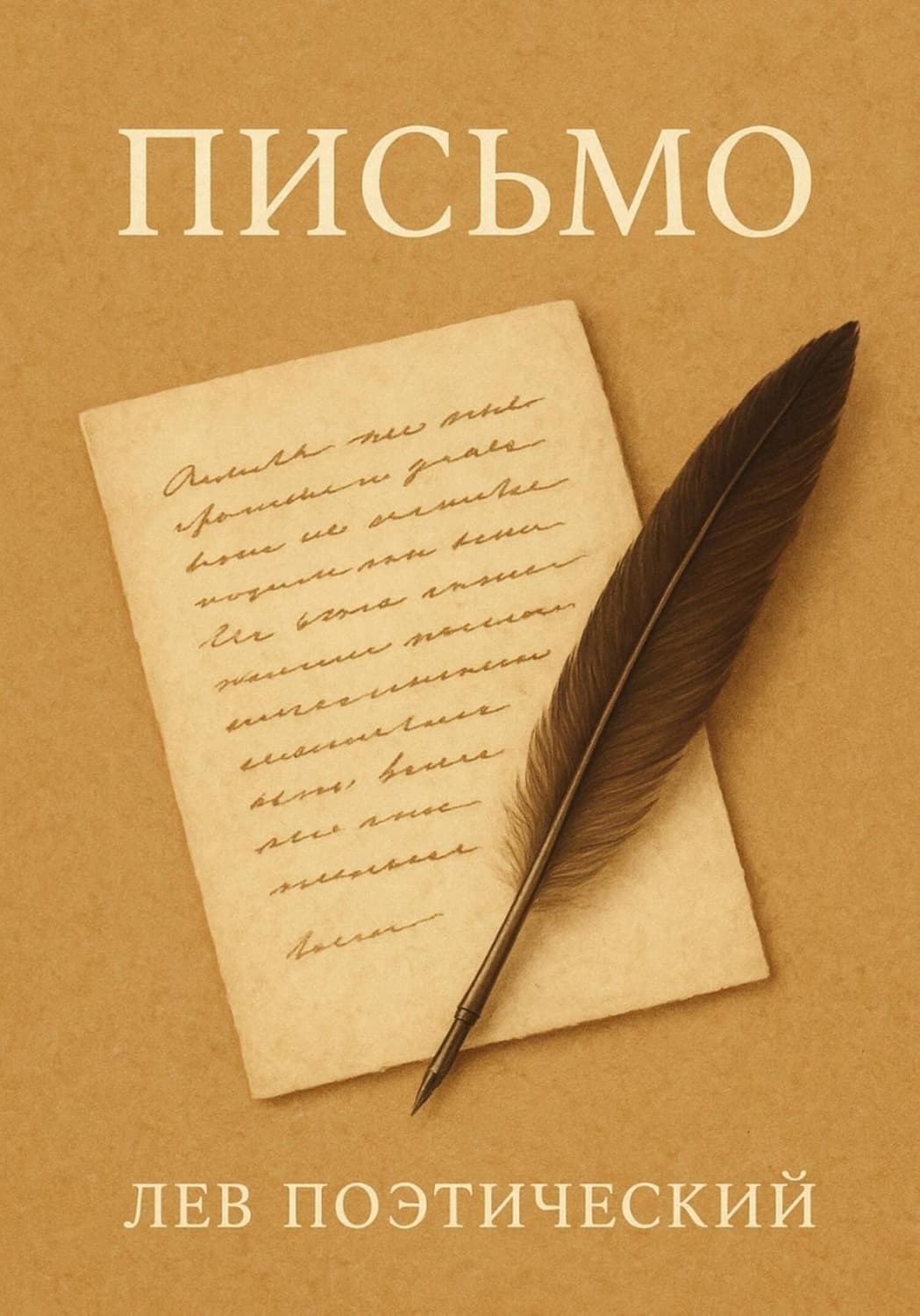 Обложка книги «Письмо» — Лев Поэтический